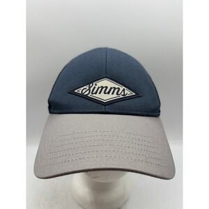 Simms Fishing Products‎ Blue/Grey Trucker Hat Snapback Patch Logo Outdoor OSFM